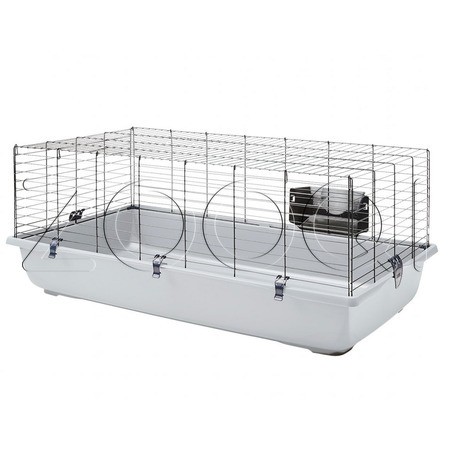 SAVIC Клетка «Ambiente 120» для кроликов, серый, 118x64,5x43 см,