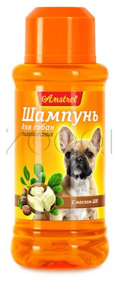 Amstrel Шампунь для собак гладкошерстных с маслом ши