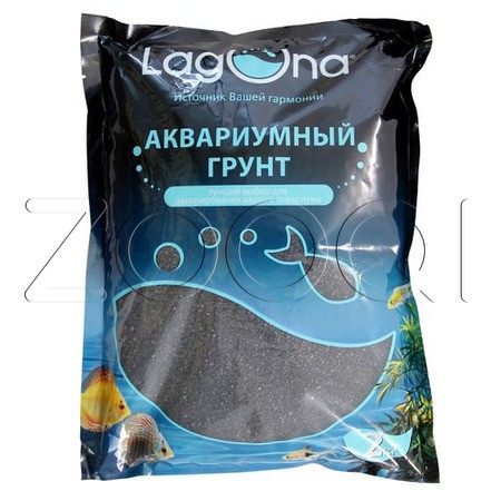 Laguna Грунт 20201A песок черный, 2 кг