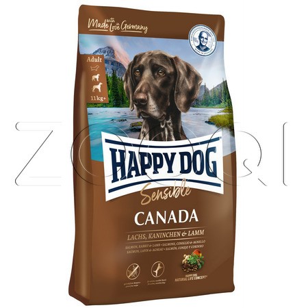 Happy Dog Sensible Canada Salmon & Rabbit & Lamb 25/14 (лосось, кролик, ягненок)