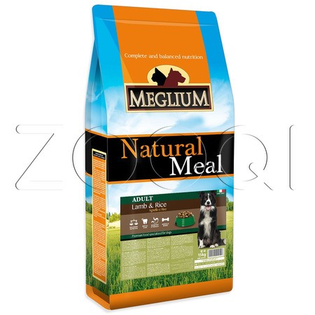 Meglium Dog Sensible Lamb & Rice для собак с чувствительным пищеварением (ягненок, рис)
