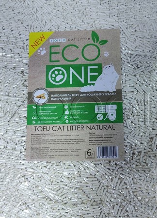 ECO ONE Наполнитель Тофу для кошачьего туалета (натуральный)