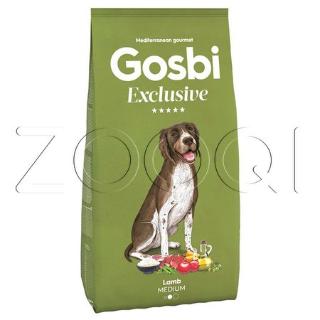 Gosbi Exclusive Adult Lamb Medium для взрослых собак средних пород (ягненок)