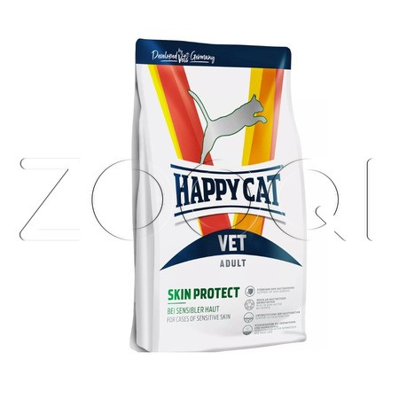 Happy Cat Vet Diet Skin для взрослых кошек при раздражениях на коже и чрезмерной линьке