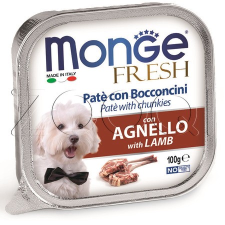Monge Dog Fresh Lamb для взрослых собак всех пород (ягненок), 100 г