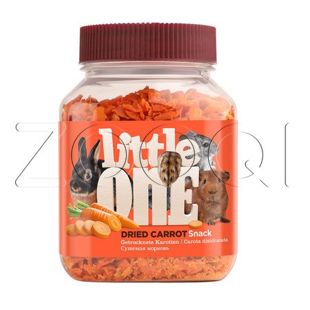 Little One Сушеная морковь лакомство для всех видов грызунов, 200 г