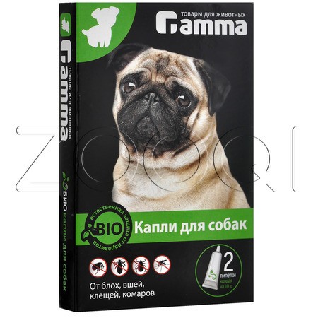 Gamma Капли БИО для собак от внешних паразитов