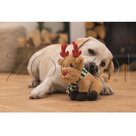 Beeztees Игрушка «Рождественский олень Виксэн» для собак, 26.5 см