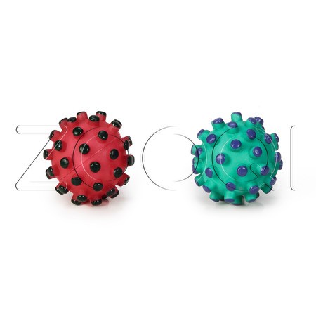 Beeztees Игрушка «Малый виниловый мяч с шипами» для собак, 6 см