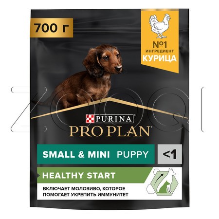 Purina Pro Plan Healthy Start Small & Mini Puppy для щенков мелких и карликовых пород (курица)