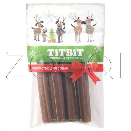 TiTBiT Жевательный снек со вкусом говядины для мелких собак (Новогодняя коллекция), 100 г
