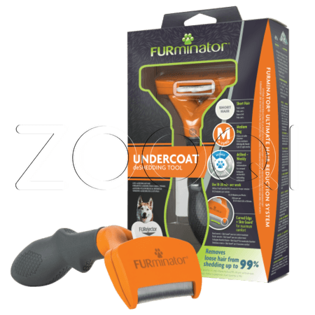 FURminator Фурминатор для собак средних короткошерстных пород Dog Undercoat M Short Hair 12 YA (9-23 кг)