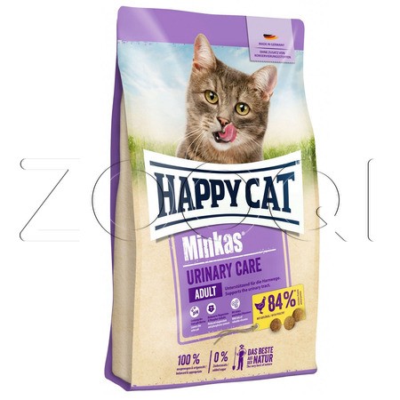 Happy Cat Minkas Urinary Care 32/12 для профилактики мочекаменных заболеваний (птица)