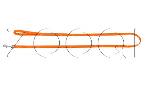 Поводок "WAUDOG Glamour" (ш 9мм, д 122 см), оранжевый
