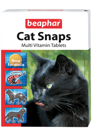 Beaphar Мультивитаминная добавка Cat Snaps, 75 таб/уп