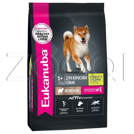 Корм Eukanuba для собак (ягненок)