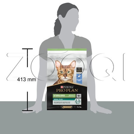 Корм Purina Pro Plan Renal Plus Sterilised Adult для кошек (кролик)
