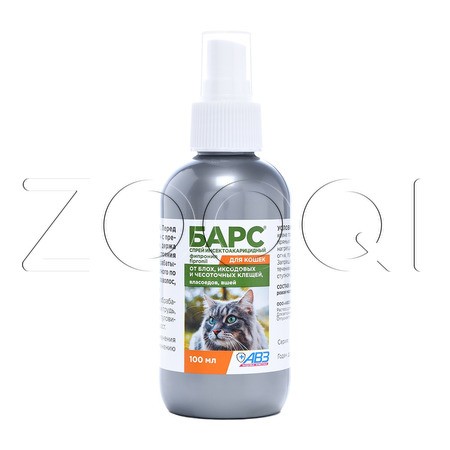 Барс Спрей инсектоакарицидный для кошек, 100 мл