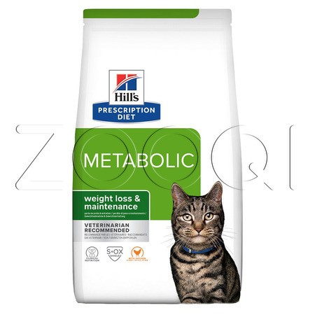 Hill's Prescription Diet Metabolic Weight loss & Maintenance для кошек (курица)