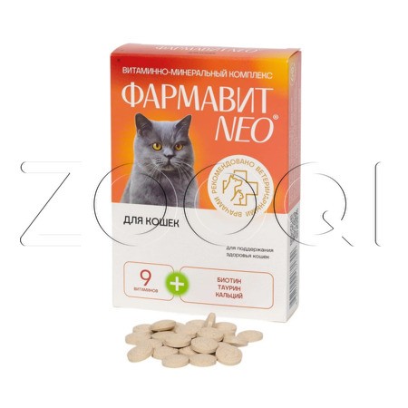 Фармавит NEO для кошек, 60 табл