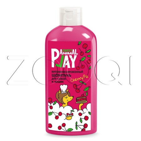 Animal Play Sweet Шампунь витаминизированный «Вишневый пай» для собак и кошек, 300 мл