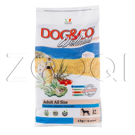 Dog&Co Wellness ADULT MEDIUM / MAXI для взрослых собак (рыба с рисом)