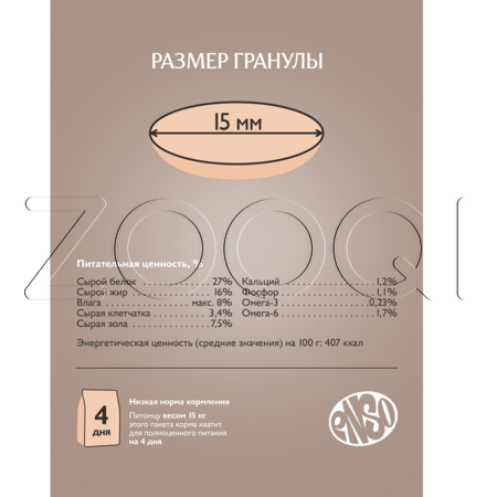 Корм ENSO Dog Formula Monoprotein для собак (индейка, шпинат)