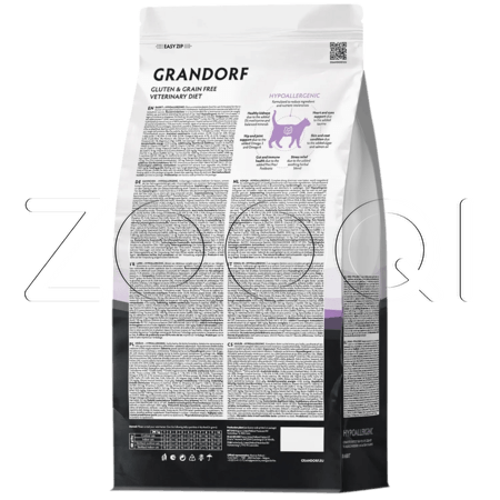 Корм Grandorf Vet Cat Hypoallergenic для кошек (кролик)