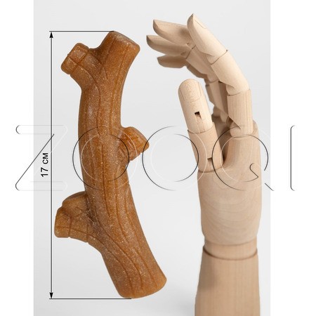 INDIGO Игрушка «Ветка N 1Б» с древесным волокном для собак, 17x7,5 см