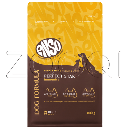 Корм ENSO Dog Formula Perfect Start для щенков (утка, яблоко)