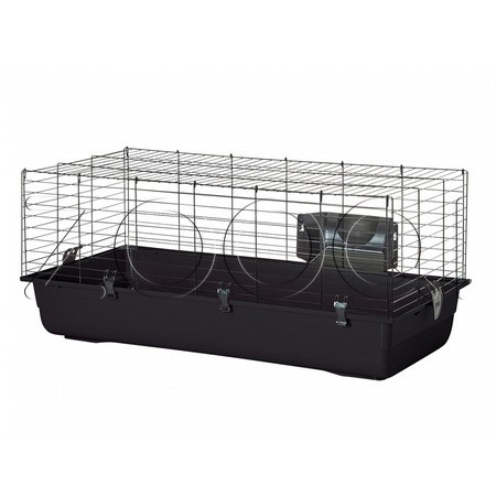 SAVIC Клетка «Ambiente 100» для кроликов, чёрный, 100x50x43 см