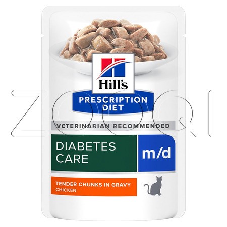 Рагу Hill's PD m/d Diabetes Care для кошек (курица), 85 г