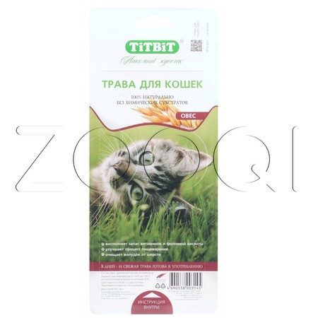 TiTBiT Трава для кошек (овес), 40 г