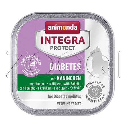 Паштет Animonda Integra Protect Diabetes для кошек (кролик), 100 г