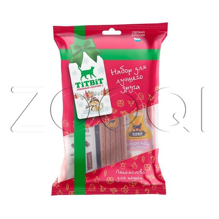 TiTBiT Набор подарочный для кошек (Новогодняя коллекция), 135 г