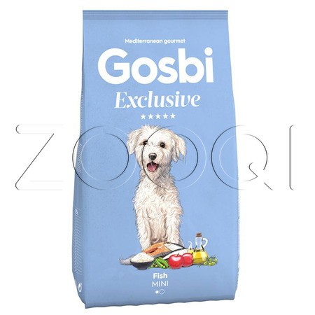 Gosbi Exclusive Adult Fish Mini для взрослых собак мелких пород (рыба)