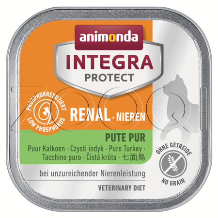Animonda Integra Protect Renal для кошек при заболевании почек (индейка), 100 г