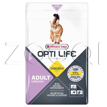 Opti Life Cat Urinary для профилактики мочекаменной болезни (курица)