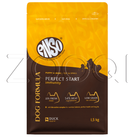 Корм ENSO Dog Formula Perfect Start для щенков (утка, яблоко)