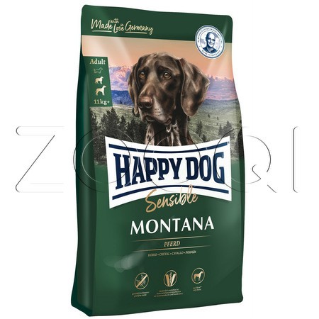 Happy Dog Sensible Montana Horse Meat 21/10 (конина, картофель)
