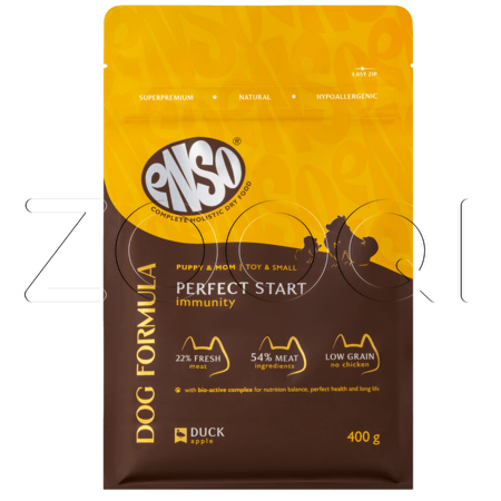 Корм ENSO Dog Formula Perfect Start для щенков (утка, яблоко)