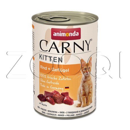 Carny Kitten (говядина, домашняя птица)