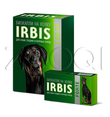 ИРБИС «ФОРТЭ» Биокапли на холку для собак средних и крупных пород