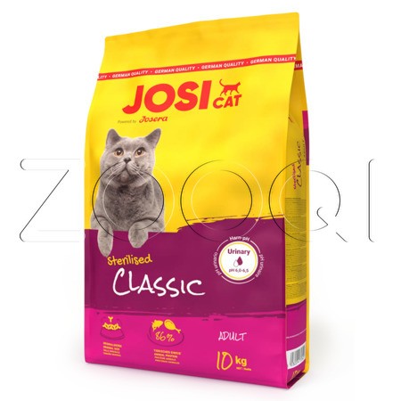 Корм JosiCat Sterilised Classic для кошек (птица)