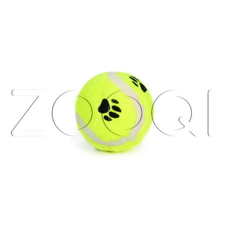 Игрушка Мячик теннисный с отпечатком лап 6,5см