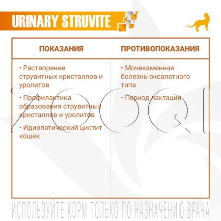 Корм Monge VetSolution Cat Urinary Struvite для кошек (лосось)
