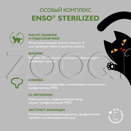 Рагу Enso Sterilized для кошек (кролик), 85 г
