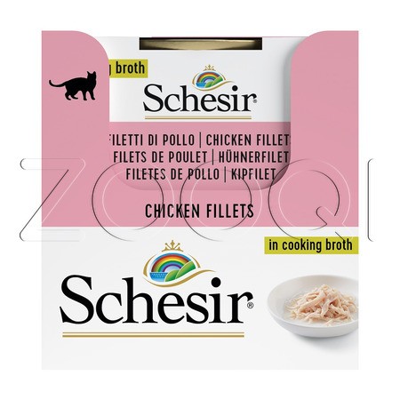 Консерва Schesir Cat для кошек (курица), 70 г