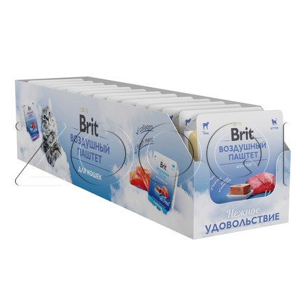 Паштет Brit Premium для котят (телятина), 100 г