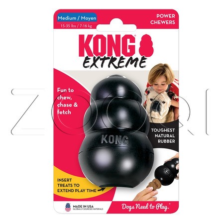 KONG Игрушка Extreme для собак, черный
